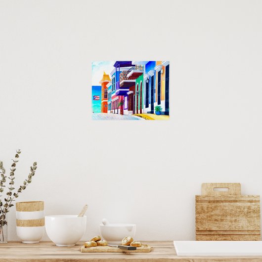 Puerto Rico Poster (Keuken)