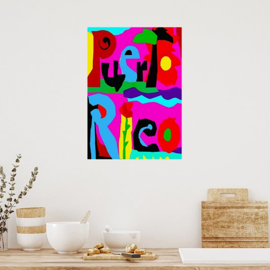 PUERTO RICO POSTER (Keuken)
