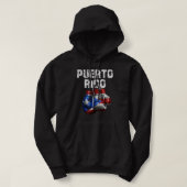 Puerto Rico Pride -  handschoenen 449 Hoodie (Design voorkant)