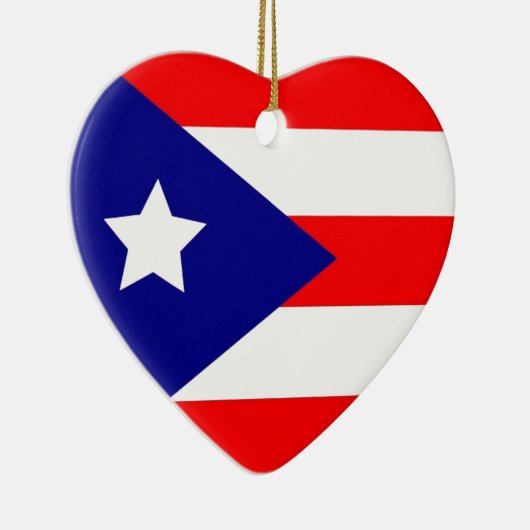Puerto Rico Pride Keramisch Ornament (Rechts)