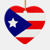 Puerto Rico Pride Keramisch Ornament (Voorkant)