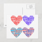 Puerto Rico — producten voor hart Briefkaart (Voorkant / Achterkant)