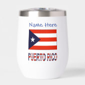 Puerto Rico Puerto Ricaanse vlag Blauwe Personalis (Voorkant)