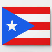 Puerto Rico - Puerto Ricaanse vlag Fotoplaat (Voorkant)