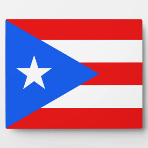 Puerto Rico - Puerto Ricaanse vlag Fotoplaat