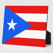 Puerto Rico - Puerto Ricaanse vlag Fotoplaat (Zijkant)
