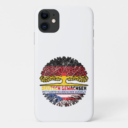 Puerto Rico Puerto-ricanisch Deutsch Deutschland Case-Mate iPhone Case (Achterkant)