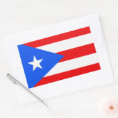 Puerto Rico Rechthoekige Sticker (Envelop)