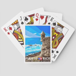 Puerto Rico Reisbriefkaart Speelkaarten