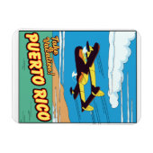 Puerto Rico-reisposter Magneet (Horizontaal)