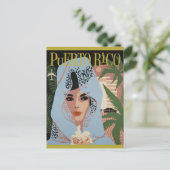  Puerto Rico Reizen Briefkaart (Staand voorkant)