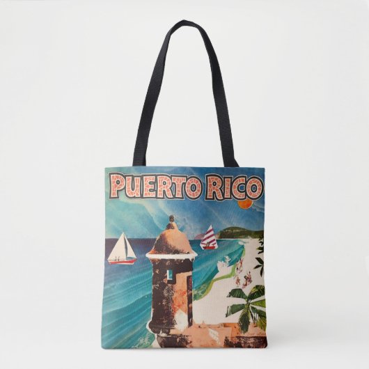 Puerto Rico Reizen  Tote Bag (Voorkant)