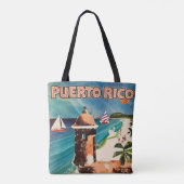 Puerto Rico Reizen  Tote Bag (Achterkant)