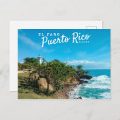 Puerto Rico, Ricon, El Faro Briefkaart (Voorkant / Achterkant)