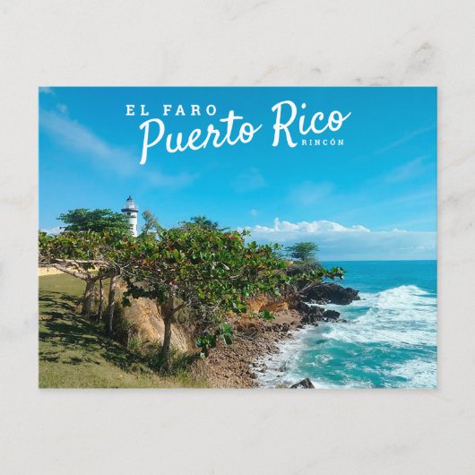 Puerto Rico, Ricon, El Faro Briefkaart (Voorkant)