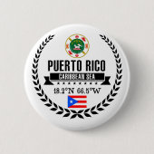 Puerto Rico Ronde Button 5,7 Cm (Voorkant)