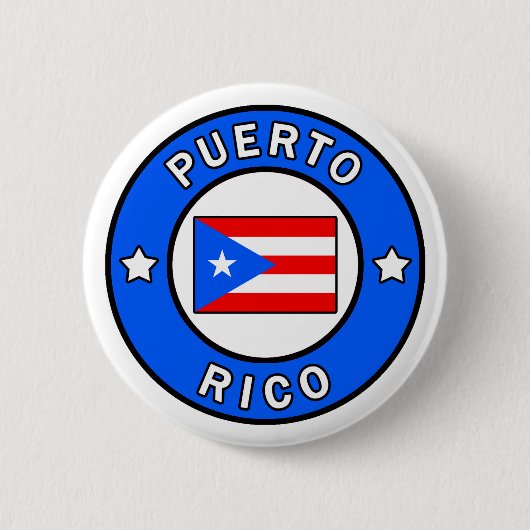 Puerto Rico Ronde Button 5,7 Cm (Voorkant)