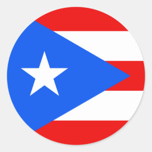 puerto rico ronde sticker