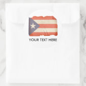 PUERTO RICO RONDE STICKER (Tas)