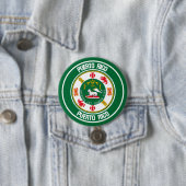 Puerto Rico Round Emblem Ronde Button 7,6 Cm (In situ)