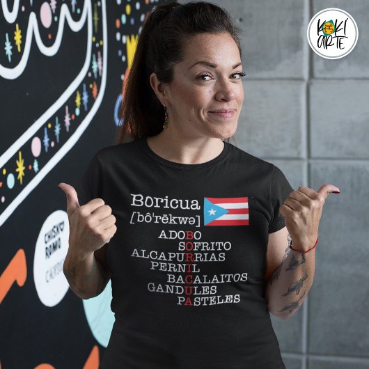 Puerto Rico Sabor Boricua T-shirt