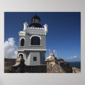 Puerto Rico, San Juan, Old San Juan, El Morro Poster (Voorkant)