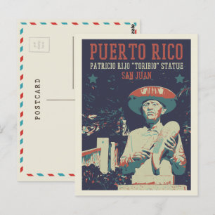 Puerto Rico, San Juan, Patricio Rijo Toribio Postc Briefkaart