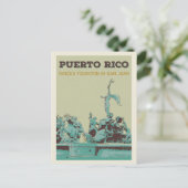 Puerto Rico, San Juan, Raíces Fountain Briefkaart (Staand voorkant)