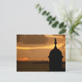 Puerto Rico - San Juan - Zonsondergang Briefkaart (Staand voorkant)