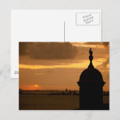 Puerto Rico - San Juan - Zonsondergang Briefkaart (Voorkant / Achterkant)