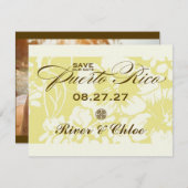 PUERTO RICO Save the Date (Voorkant / Achterkant)