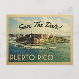 Puerto Rico Save the Date  Briefkaarten