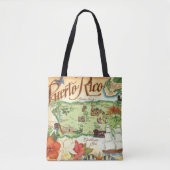 Puerto Rico schouder Canvas tas (Voorkant)