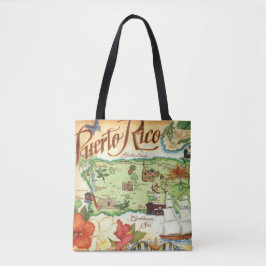 Puerto Rico schouder Canvas tas