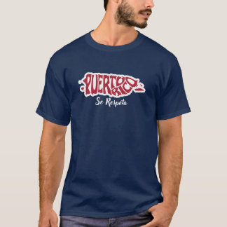Puerto Rico Se Respeta T-shirt - Mannen