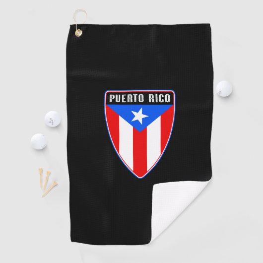 Puerto Rico Shield Golfhanddoek (Insitu)