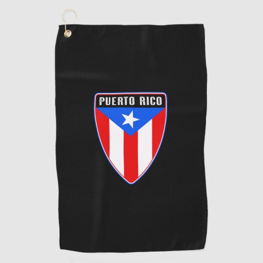 Puerto Rico Shield Golfhanddoek (Voorkant)