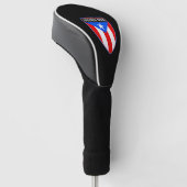 Puerto Rico Shield Golfheadcover (Schuin)