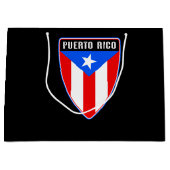 Puerto Rico Shield Groot Cadeauzakje (Voorkant)