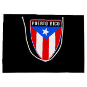 Puerto Rico Shield Groot Cadeauzakje (Achterkant)