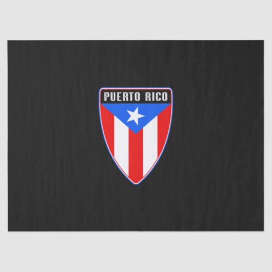 Puerto Rico Shield Tissuepapier (Voorkant)