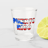 Puerto Rico Shot Glas (Voorkant)