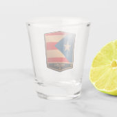 Puerto Rico Shot Glas (Achterkant)