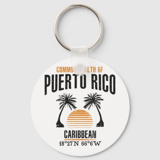 Puerto Rico Sleutelhanger (Voorkant)