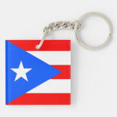 Puerto Rico Sleutelhanger (Achterkant)