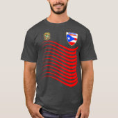 Puerto Rico Soccer Jersey Puerto Rico Flag Gift T-shirt (Voorkant)