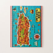 Puerto Rico Spaans 11x14 puzzel (Verticaal)