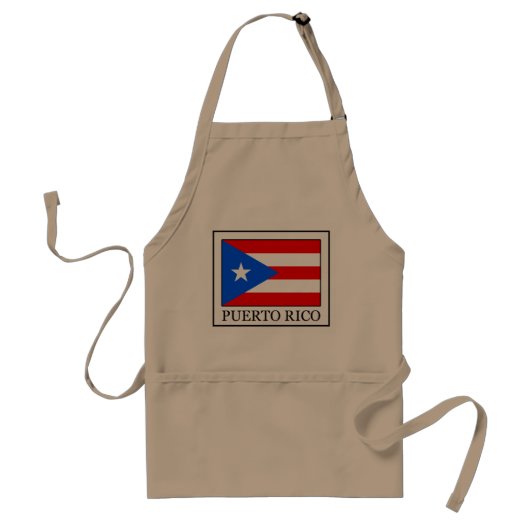Puerto Rico Standaard Schort (Voorkant)