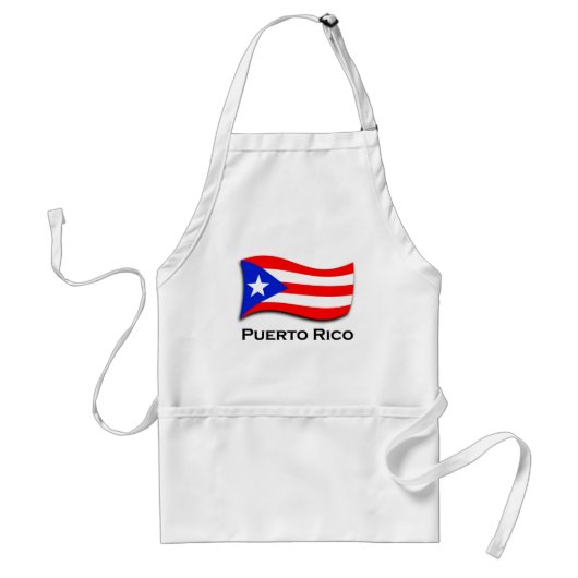 Puerto Rico Standaard Schort (Voorkant)