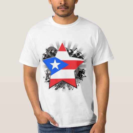 Puerto Rico Star T-shirt (Voorkant)